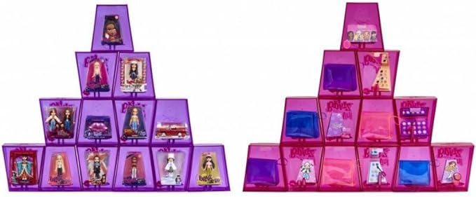 MGA's Miniverse Bratz Minis - 2 Bratz Minis in Each Pack, Blind Packaging Doubles as Display, Y2K Nostalgia, Collectors Ages 6 7 8 9 10+