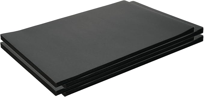 Construction Paper,Black,12 inches x 18 inches,200 Sheets,Heavyweight Construction Paper,Crafts,Art,Kids Art,Painting,Coloring,Drawing,Creating,Paper,Art Project,All Purpose