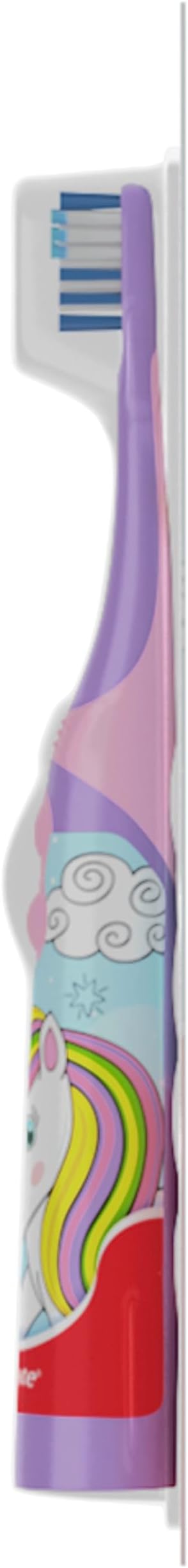 Colgate Kids Battery Powered Toothbrush, Unicorn, Extra Soft Toothbrush, Ages 3 and Up, 1 Pack