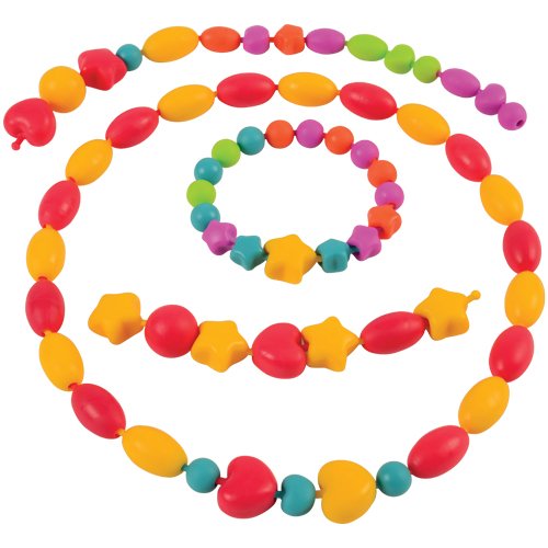 Constructive Playthings 464 pc. Pop Bead Set for Patterning, Color Recognition or Jewelry for Ages 3 Years and Up