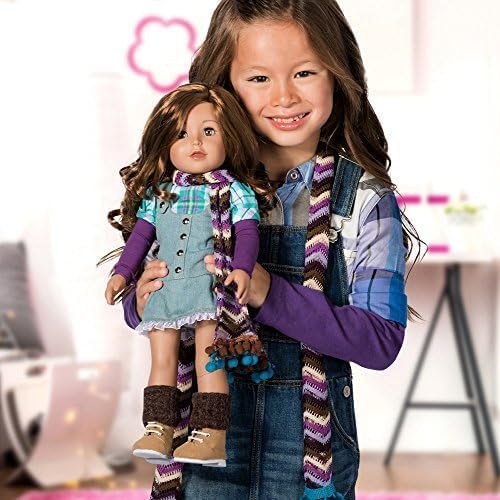 Adora Amazon Exclusive Amazing Girls Collection, 18” Realistic Doll with Changeable Outfit and Movable Soft Body, Birthday Gift for Kids and Toddlers Ages 6+ - Ava