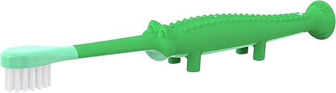 Dr. Brown's Baby and Toddler Toothbrush - Crocodile, BPA Free - Age 1-4Y