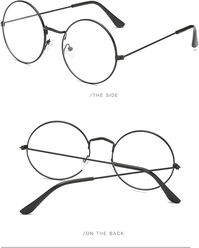 7 Pcs Wizard Glasses Tie and Necklace Set for Halloween Cosplay