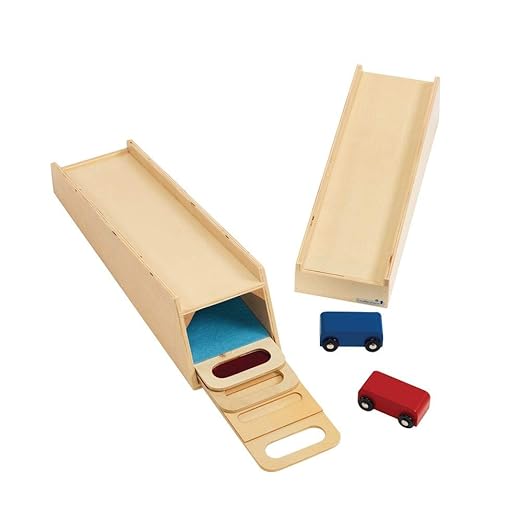 Wooden Ramp STEM Discovery Set with Ramps, Textured Surfaces, and Cars, Educational STEM Toy for Kids, Science Experiments for Kids