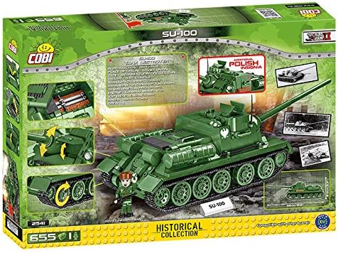 COBI Historical Collection SU-100 SPG Vehicle , Green