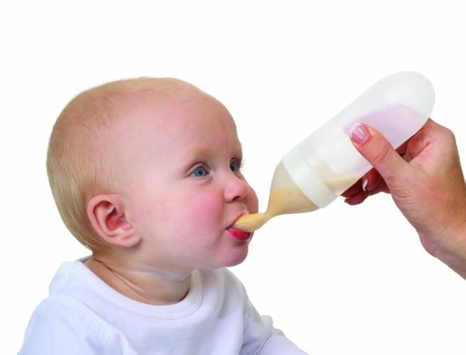 Nuby Garden Fresh Silicone Squeeze Feeder with Spoon and Hygienic Cover, Colors May Vary