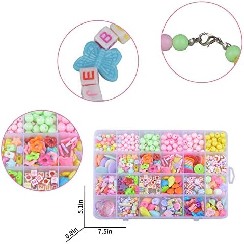 Jewelry Making Craft Beads Kits for Kids Girls- Best Christmas Birthday Gift