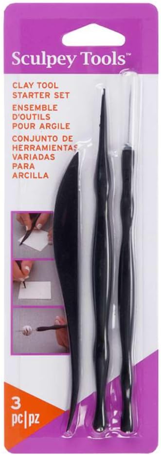 Sculpey Polyform Various Clay Tool Starter Set