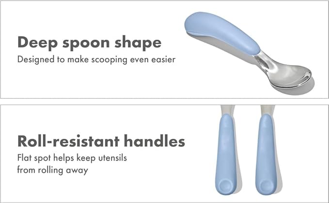 OXO Tot Fork and Spoon Set - Dusk