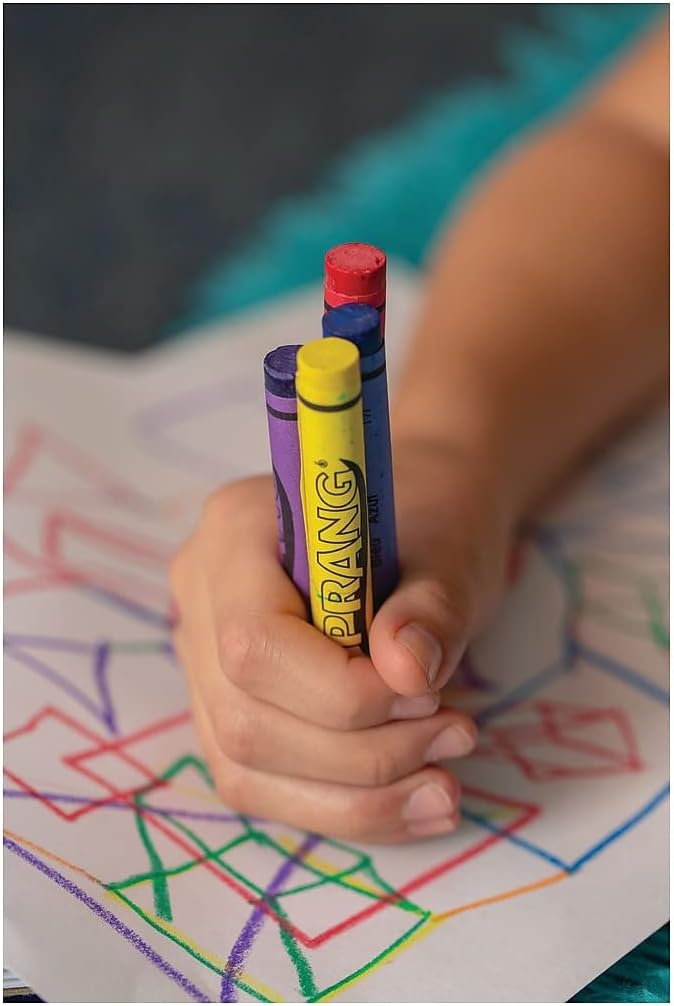 Prang Crayons Master Pack, Large Size, 8 Assorted Colors, 200 Count (32341)