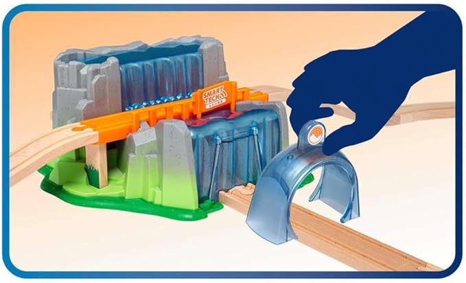 BRIO Smart Tech Sound Waterfall Tunnel - Interactive Train Set Accessory | Enhances Motor Skills | Child-Safe | FSC-Certified Wood Material