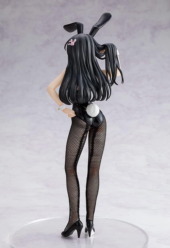 GOOD SMILE COMPANY Rascal Does Not Dream of Bunny Girl Senpai: Mai Sakurajima (Bunny Ver.) Light! PVC Figure