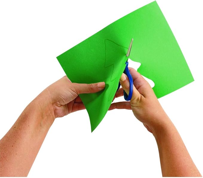 Colorations Construction Paper,Holiday Green,9 inches x 12 inches,200 Sheets,Heavyweight Construction Paper,Crafts,Art,Kids Art,Painting, Coloring,Drawing,Creating,Paper,Art Project