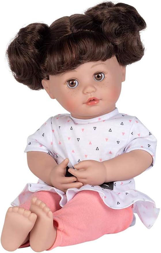 Adora My Cuddle & Coo Babies Collection, 15" Baby Doll with Sweet Powder Scent and 5 Touch Activated Sounds: She Cries, Coos, Giggles, Kisses Back & Says Momma Birthday Gift For Ages 3+ - Kitty Kisses