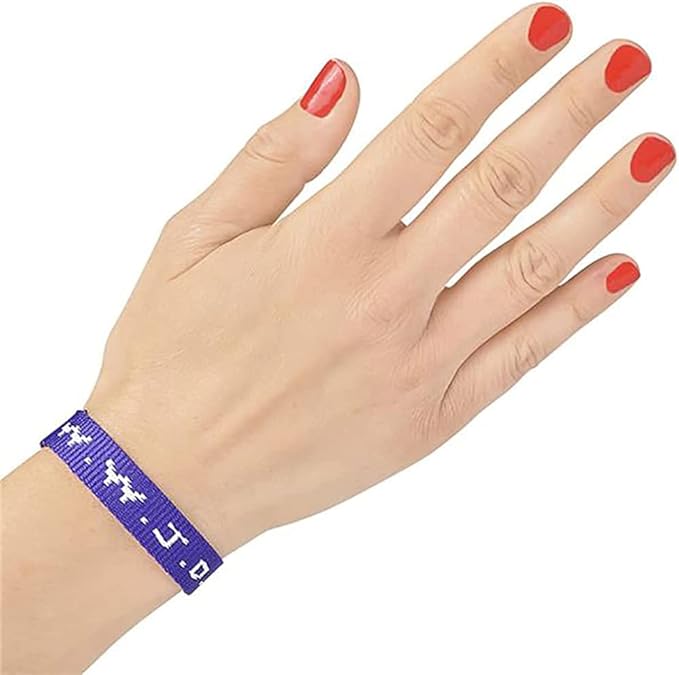 AMERICAN WIT Colorful W.W.J.D. Webbing Bracelets (12 Pack) (“What would Jesus do?”) Colors: black, army green, purple, bright red Religious Christian Wristband,