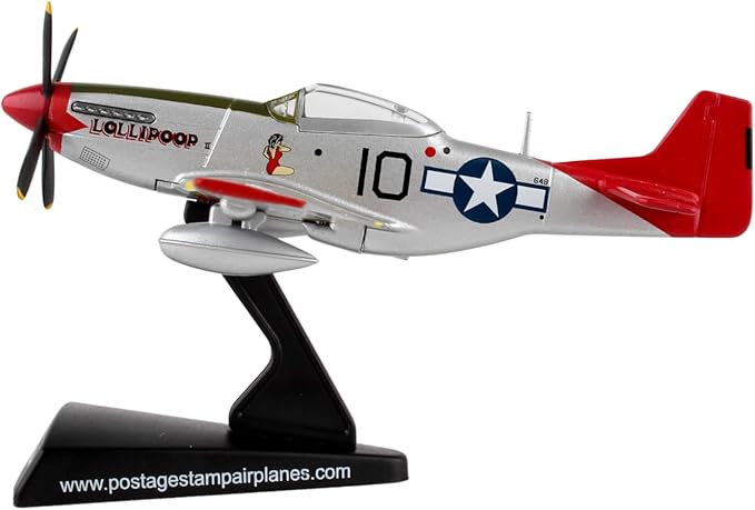 Daron Worldwide Trading P-51 Mustang Tuskegee 1:100 Vehicle, 144 months to 1000 months