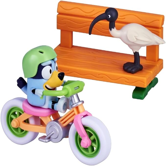 Bluey S6 Vehicle & Figures Bicycle, Multicolor (17162)