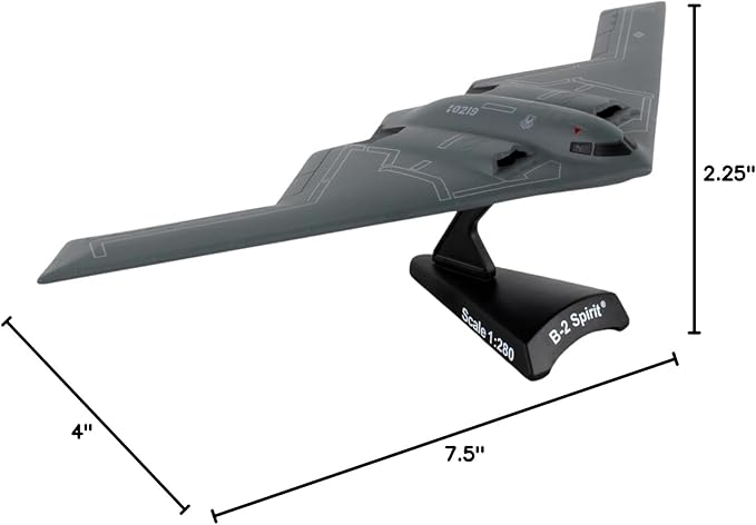 Daron Worldwide Trading B-2 Spirit Vehicle (1:280 Scale) , Gray, unisex-children