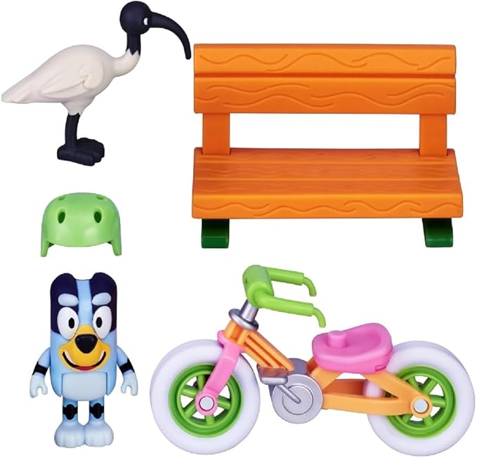 Bluey S6 Vehicle & Figures Bicycle, Multicolor (17162)