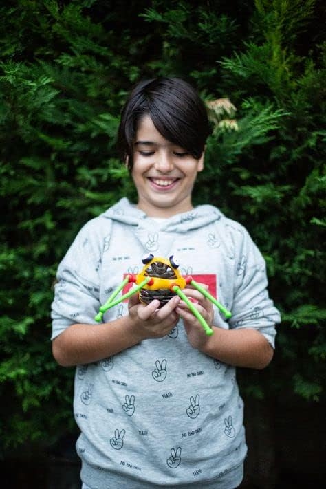 Open-Ended Educational Construction Arts and Crafts Building Toy Kit DIY Imaginative Recycling Toy-Making kit for Kids of All Ages Master 128 Pcs Set