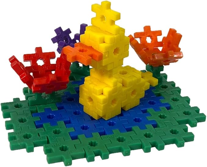 KADU Rainbow 250 Piece Set - STEM/STEAM Building + Construction Toy, for Open + Imaginative Play Ages 5+