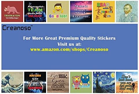 Creanoso Baked with Love Stickers (10-Sheet) - Stocking Stuffers Gift Ideas for Family, Relatives and Friends - 16 Assorted and Colorful Designs - Awesome Idea for Party Favors and Giveaways