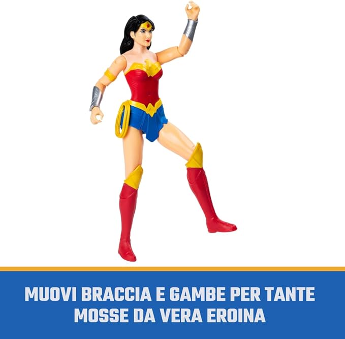 DC Comics 12-Inch Wonder Woman Action Figure, Kids Toys for Boys and Girls