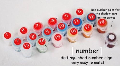 DIY Oil Painting, Paint by Number Kits for Kids - Calf 8"X8".