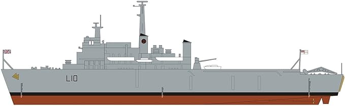 Airfix Vintage Classics HMS Fearless Landing Platform Dock 1:600 WWII Royal Navy Ship Plastic Model Kit A03205V