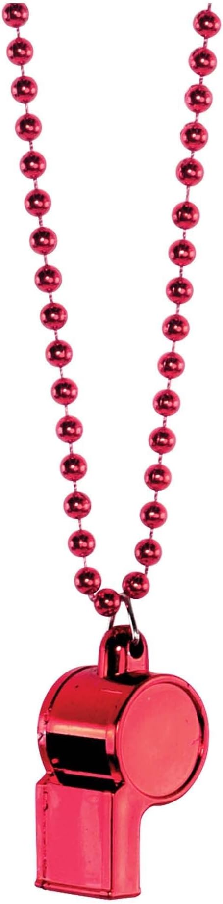 WHISTLE ON CHAIN RED (12/576)