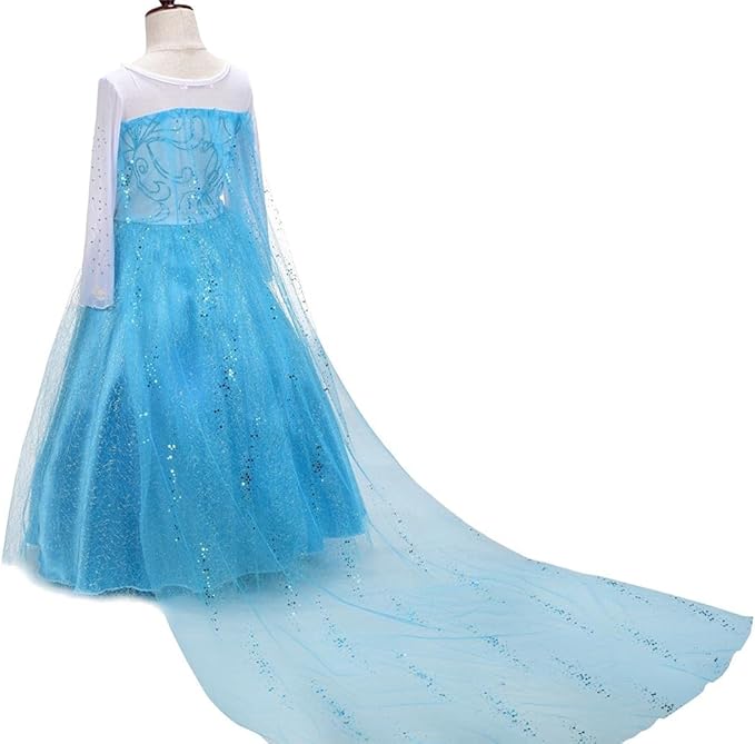 Dressy Daisy Toddler Little Girls' Ice Princess Dress Costume Birthday Halloween Christmas Fancy Party Dresses
