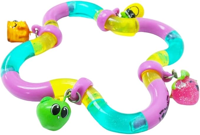 Tangle Charms - Tangle Fidget Friendship Bracelets (Cutesy Fruit) - - Charm Bracelets - Mystery Charm - Tangle Fidgets for Kids - Cute Tangle Fidgets