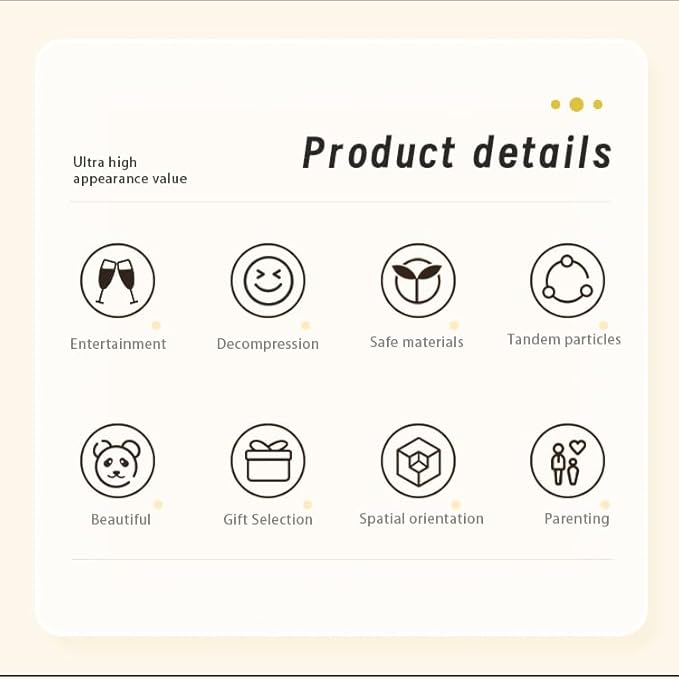 OZTZ Toy Bear Building Blocks Kit - Creative Game of 3D Bear Building Block Toys Brick Decorative Items (Childhood)