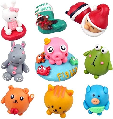CiaraQ 24 Colors Small Block Polymer Clay Starter kit, Oven Bake Clay, DIY Molding Clay, Great for Kids, Beginners