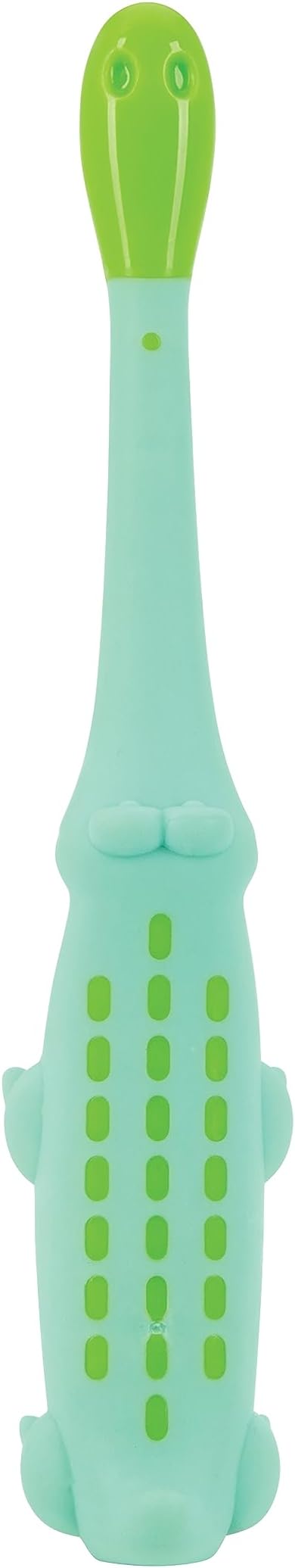Dr. Talbot's Toddler Training Toothbrush - Soft Toddler Toothbrush for Kids - 6+ Months - Alligator