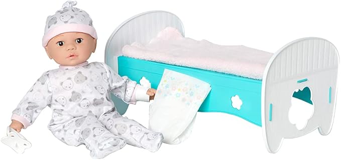 Madame Alexander 14" Adoption Day Baby Girl Doll, Light Skin Tone, Brown Eyes,20452