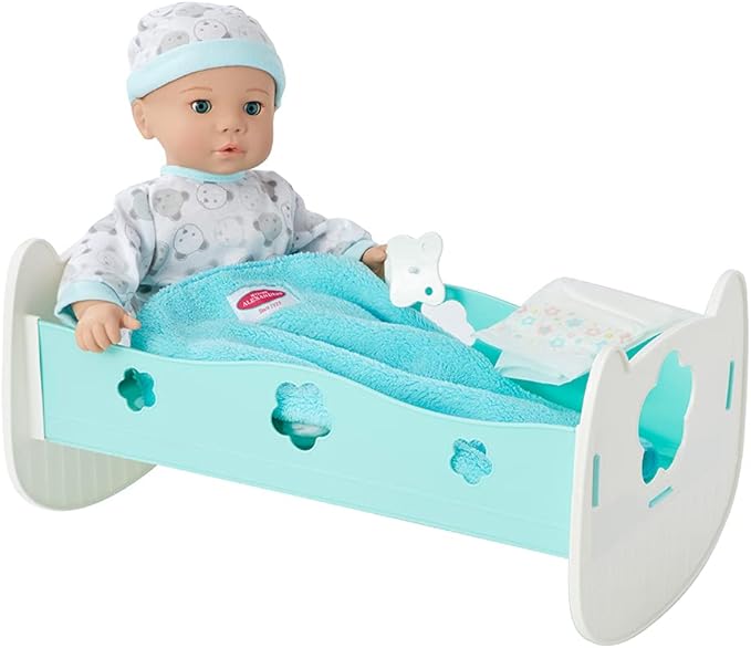 Madame Alexander 14" Adoption Day Baby Boy Doll, Light Skin, Blue Eyes,20455