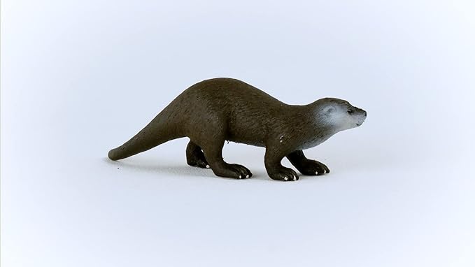 Schleich Wild Life New 2023, Marine and Ocean Wild Animal Toys for Kids and Toddlers, Otter Toy, Ages 3+