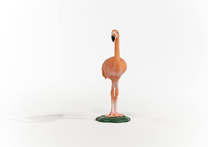 Schleich Wild Life, Bird Animal Toys for Boys and Girls 3 and Above, Pink Flamingo Toy Figurine, Ages 3+