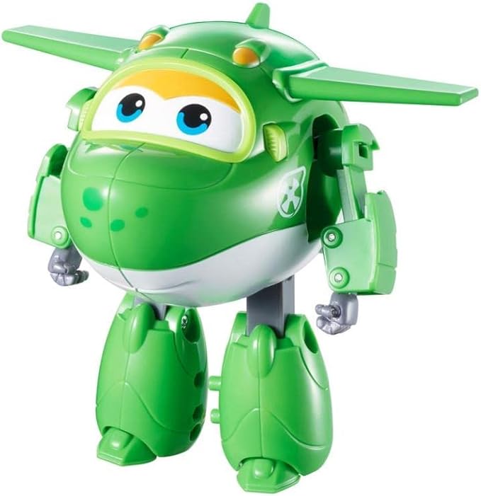 Super Wings - Transforming Mira Toy Airplane Figure | 5" Scale | Fun Toy for 3 4 5 year old Boys and Girls | Preschool Kids Birthday Gift, Green (YW710280)