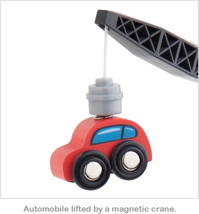 Orbrium Toys 5 Cargo Train Car Set for Wooden Railway Fits Thomas The Tank Engine Chuggington Brio