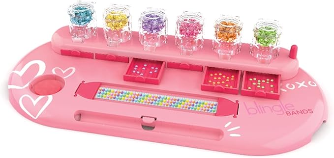 DIY Gem Friendship Bracelet, 8 Band Deluxe Studio - Arts & Craft Activity for Ages 7 and Up, Multicolor (25204)