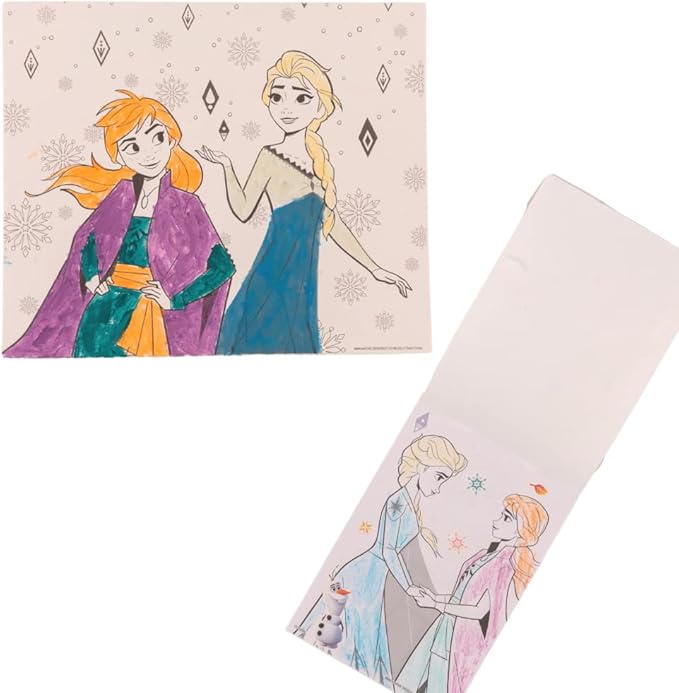 Disney Frozen Creative Coloring Canvas Painting and Activity Set for Kids, 1000+ pcs