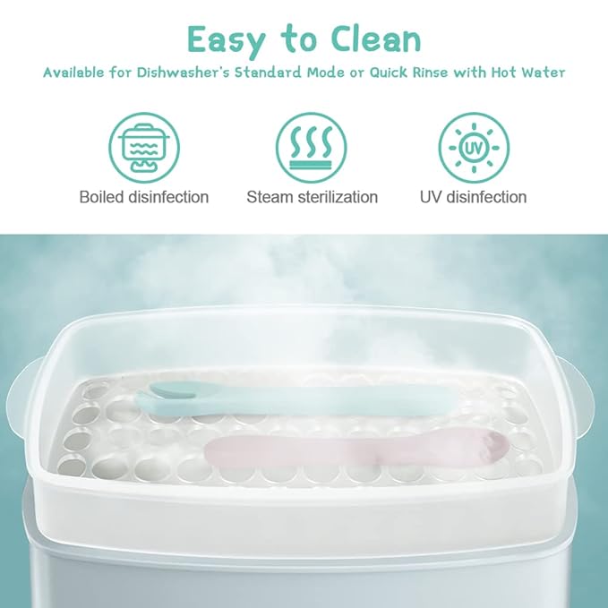 Vicloon Silicone Baby Spoon and Fork Set, 6PCS Baby Led Weaning Spoons and Forks Set, First Stage Feeding Spoons for Infants, Silicone Baby Spoon,Silicone Feeding Spoons Dishwasher Safe,Baby Utensils