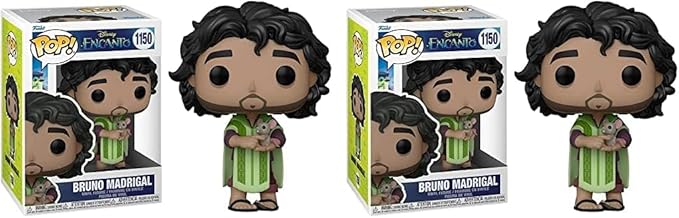 Funko POP Pop! Disney: Encanto - Bruno Madrigal POP 6 Multicolor 4 inches (Pack of 2)