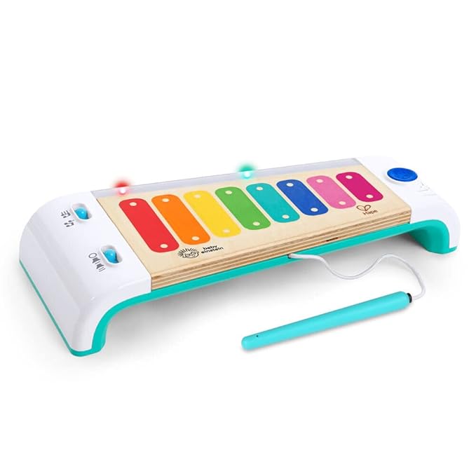 Baby Einstein Magic Touch Xylophone Wooden Musical Toy with Lights, Ages 12 months +