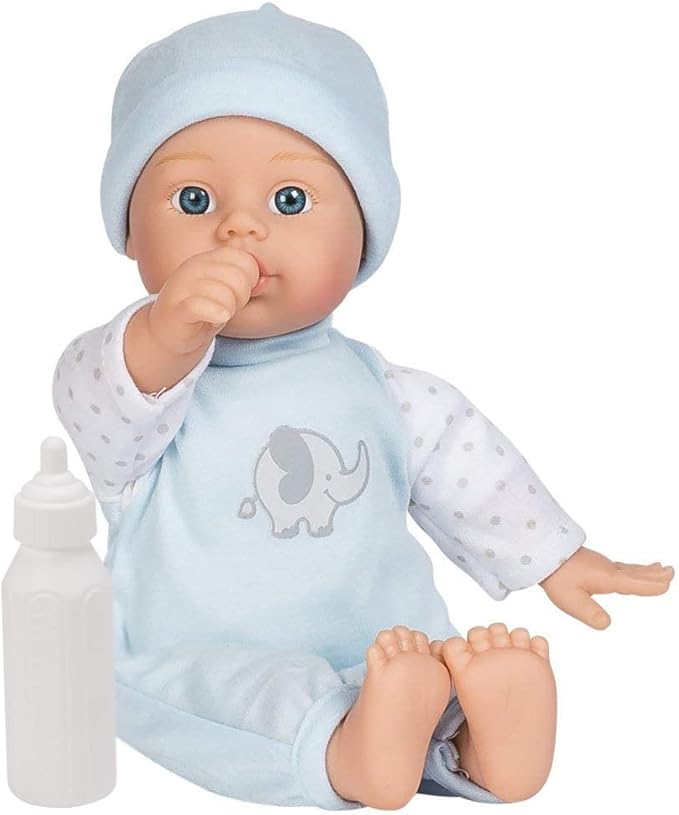 Adora Amazon Exclusive Sweet Babies Collection, 11” Soft and Cuddly Boy Baby Doll | Machine Washable, Birthday Gift For Ages 1+ - Baby Boy Peanut