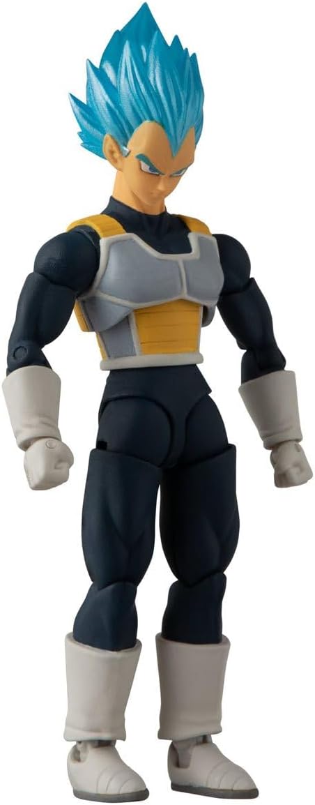 Bandai Namco - Dragon Ball Super - Super Saiyan Blue Vegeta, Dragon Ball Evolve 5" Action Figure