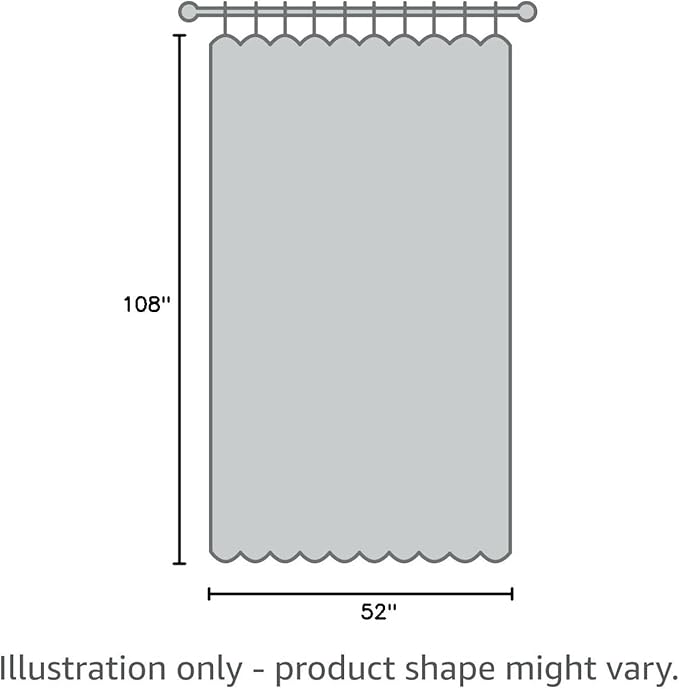 Eclipse Fresno Modern Blackout Thermal Rod Pocket Window Curtain for Bedroom (1 Panel), 52 in x 108 in, Wheat