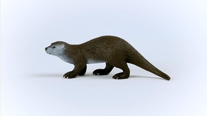 Schleich Wild Life New 2023, Marine and Ocean Wild Animal Toys for Kids and Toddlers, Otter Toy, Ages 3+